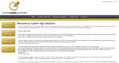 Desktop Screenshot of customsignsolutions.ca